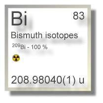 Bismuth isotopes Bismuth isotopes