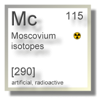 Moscovium isotopes Moscovium isotopes