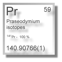 Praseodymium isotopes