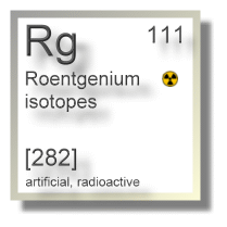 Roentgenium isotopes Roentgenium isotopes