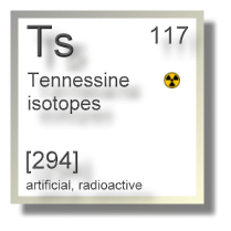 Tennessine isotopes