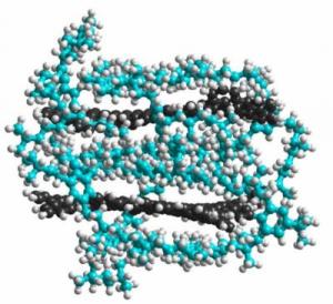 Graphene Sensitizers, Space-filling Models