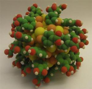 An Atomistic Model of a gold cluster