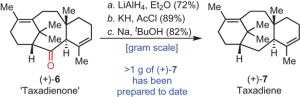 Total synthesis of taxanes