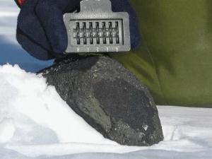 Meteorite in Antarctica